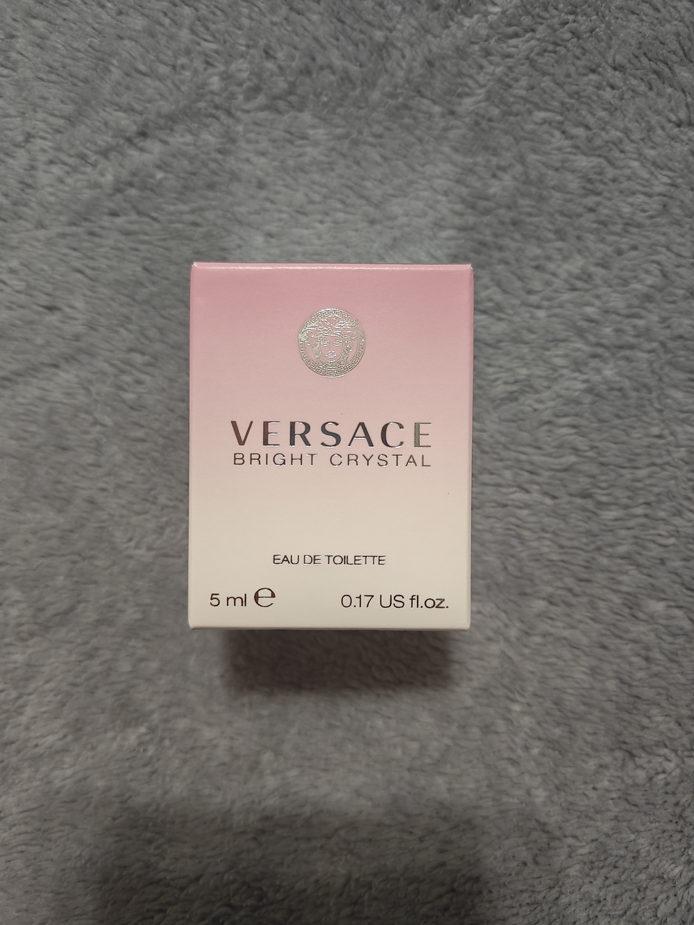 Bulgari Pink to Cream Gradient Box with Silver Emblem
